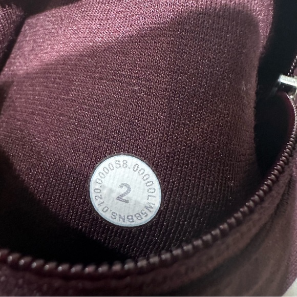 Lululemon Zoned In Tight Plum Shadow SZ 2 WAIST:10”/INSEAM:27”/RISE:9” - Picture 6 of 15